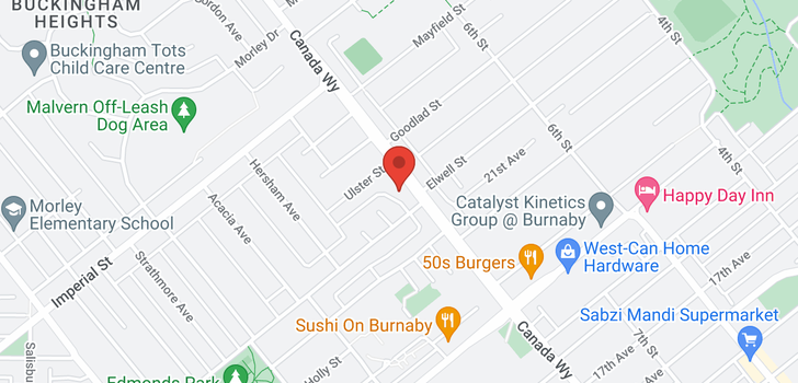 map of 6869 CANADA WAY